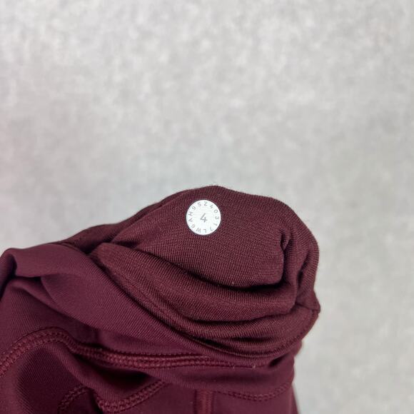 Lululemon Garnet Extra Mile Crop Reflective 23" Size 4 - Picture 9 of 9